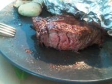 Monstersteak mit Spicy Vegetable-Packs - Rezept