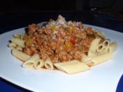 Rigatoni a la Bolognese - Rezept
