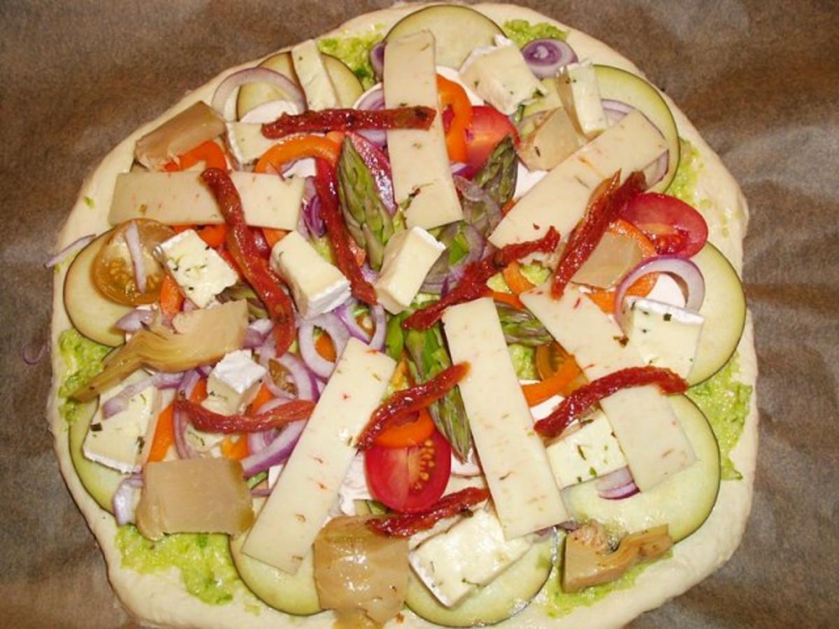 Pizza: Gartenpizza - Rezept - Bild Nr. 2