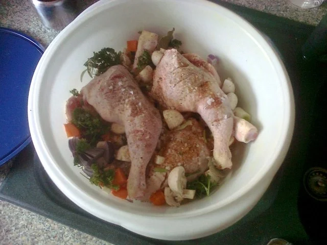 Rotwein - Hähnchen - Pfanne - Rezept - Bild Nr. 2