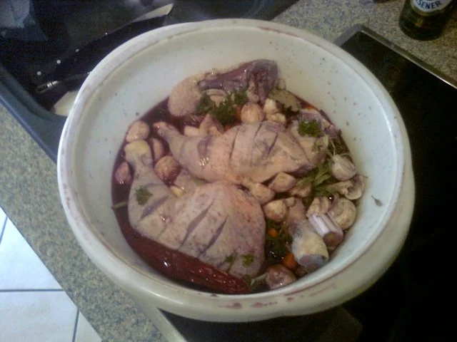 Rotwein - Hähnchen - Pfanne - Rezept - Bild Nr. 3