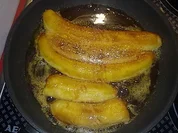 Dessert: Karamelisierte Banane - Rezept