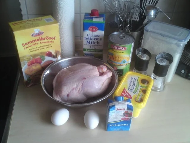 Leo´s Hähnchen mit Mais,überbacken. - Rezept - Bild Nr. 2