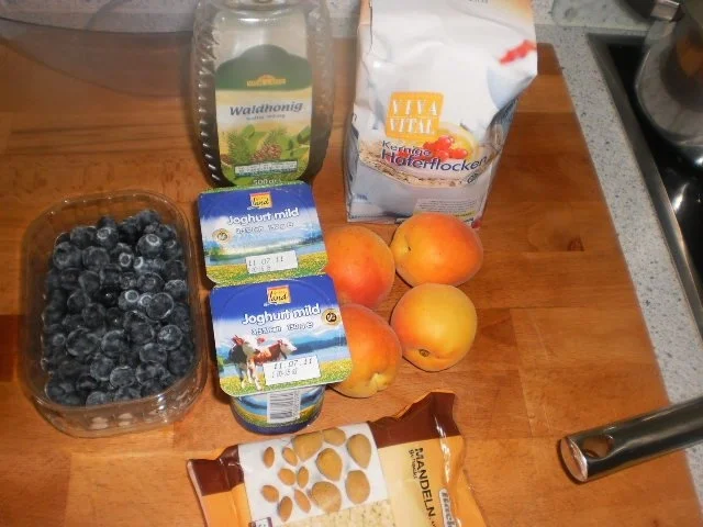 Heidelbeer-Aprikosen-Schichtcreme - Rezept - Bild Nr. 2