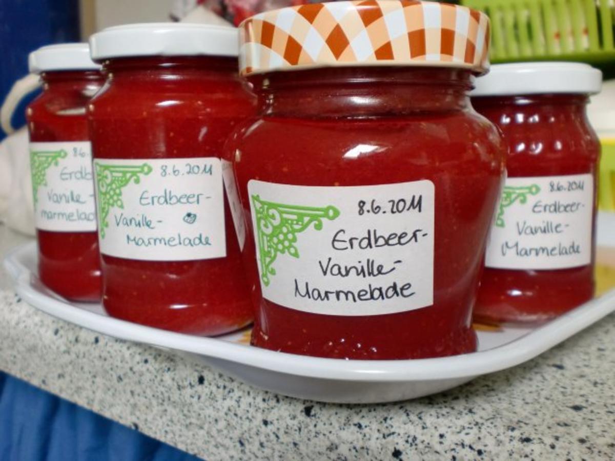 Erdbeer-Vanille-Marmelade - Rezept mit Bild - kochbar.de