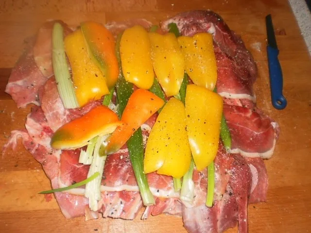 Putenrollbraten~Kartoffel-Kohrabi-Stampf~Pilze - Rezept - Bild Nr. 6