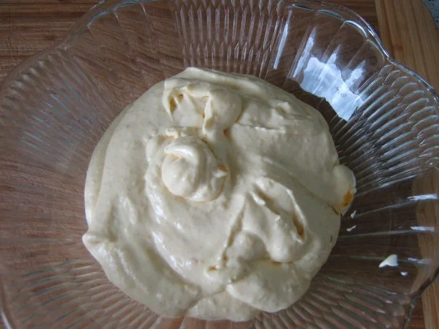 Mascarponecreme mit Sharon, gestürzt auf Beerenspiegel - Rezept - Bild Nr. 3