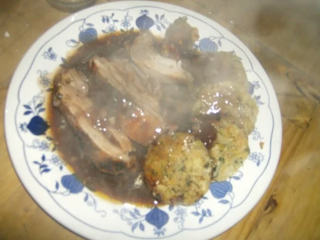 knusprige Putenoberkeulen mit viel Soße - Rezept - Bild Nr. 8