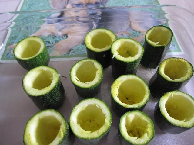 Rezept: Gefüllte Zucchini Bild Nr. 4 Gefüllte Zucchini - Rezept - Bild Nr. 4