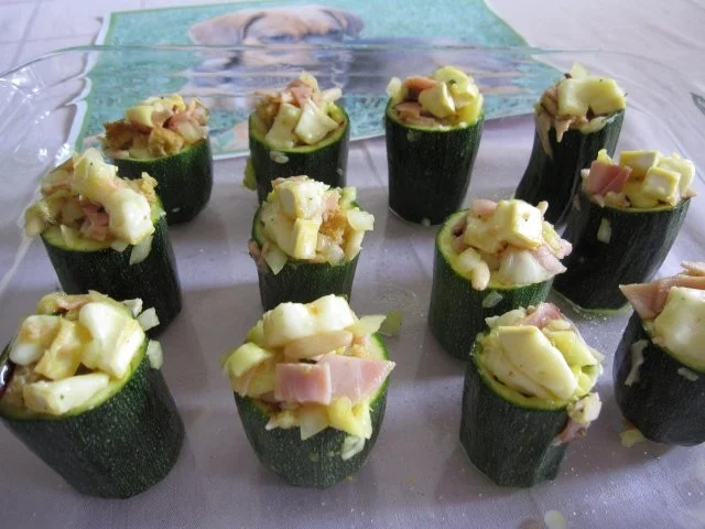 Rezept: Gefüllte Zucchini Bild Nr. 7 Gefüllte Zucchini - Rezept - Bild Nr. 7