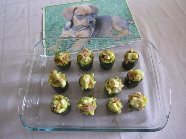 Rezept: Gefüllte Zucchini Bild Nr. 8 Gefüllte Zucchini - Rezept - Bild Nr. 8