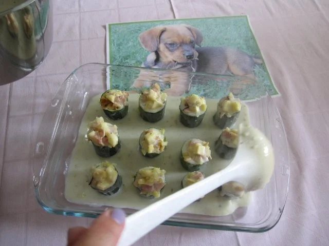 Rezept: Gefüllte Zucchini Bild Nr. 9 Gefüllte Zucchini - Rezept - Bild Nr. 9