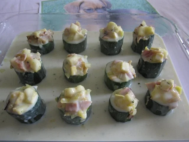 Rezept: Gefüllte Zucchini Bild Nr. 10 Gefüllte Zucchini - Rezept - Bild Nr. 10