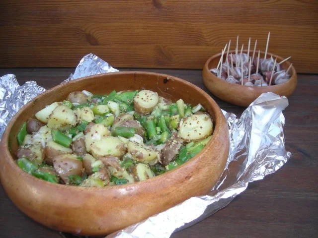 Rezept: Frühlingssalat mit jungen Karoffeln Frühlingssalat mit jungen Karoffeln - Rezept