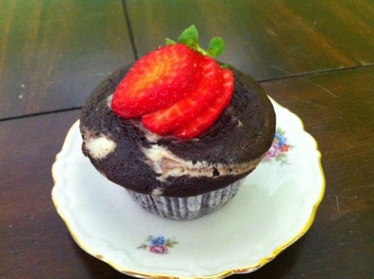 Black Bottom Cupcake - Rezept