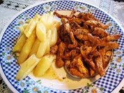 Pfannen-Gyros mit Spargel ... - Rezept