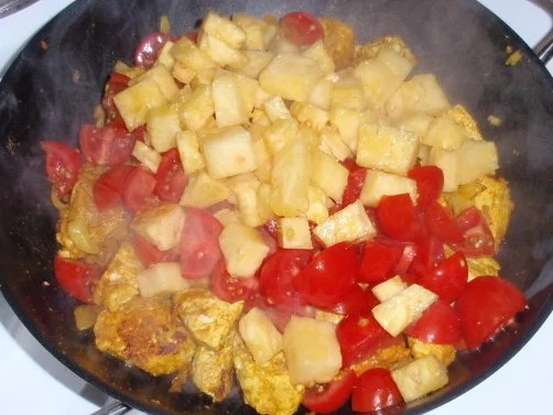 Fruchtige Hähnchenfilet-Pfanne mit Tagliatelle - Rezept - Bild Nr. 13