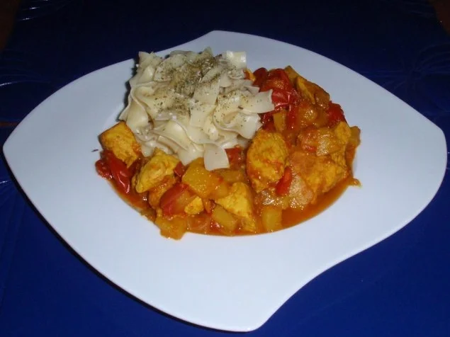 Fruchtige Hähnchenfilet-Pfanne mit Tagliatelle - Rezept - Bild Nr. 15