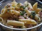 Nudelsalat Carbonara-Art - Rezept