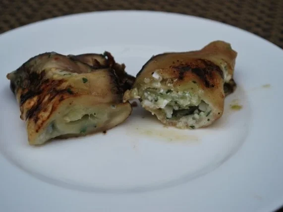 Zweierlei Auberginenröllchen vom Grill - Rezept - Bild Nr. 5