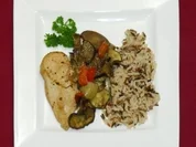 Gebratene Hähnchenbrust mit Gemüse (Heinz Rudolf Kunze - Rezept