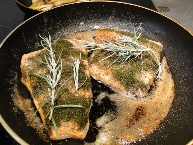 Forellenfilets in Spinatsauce - Rezept - Bild Nr. 7