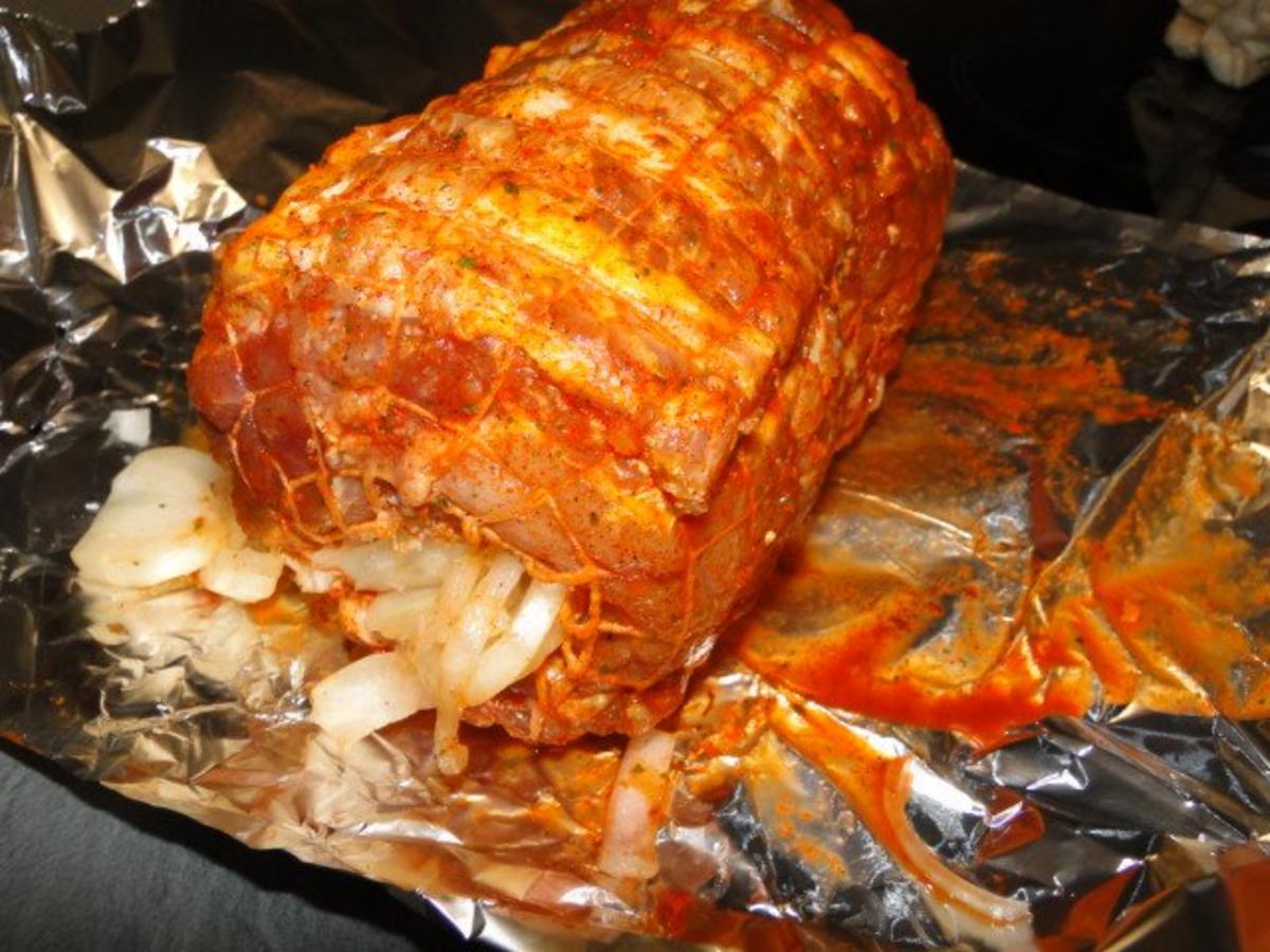 Rollbraten gefüllt mit Zwiebeln und Knoblauch bei NT - einfach - 119 ...