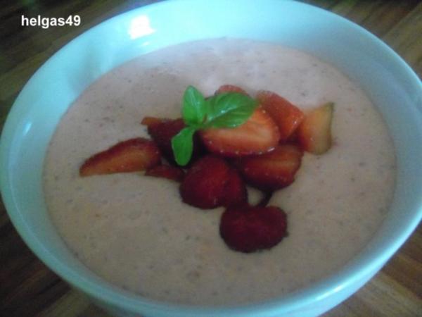 Kalte Erdbeersuppe - schnell &amp; einfach - von Cookies