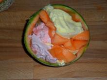 Eisiger Melonenbecher - Rezept