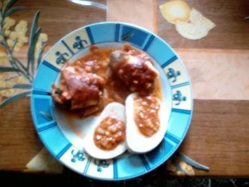 Hackröllchen im Zucchinimantel - Rezept