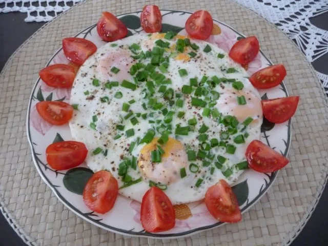 Abendbrot : Spiegelei auf Brot - Rezept