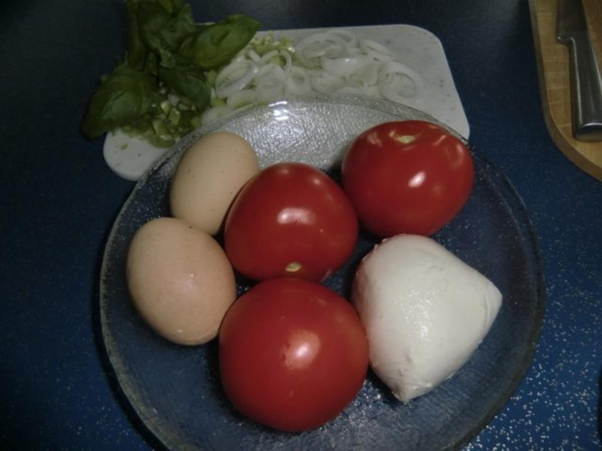 Tomate - Mozzarella mit Ei - Rezept - Bild Nr. 2