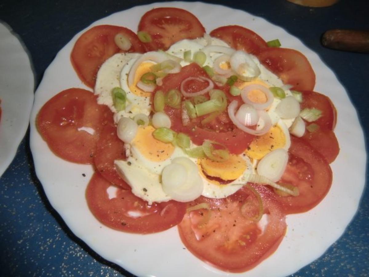 Tomate - Mozzarella mit Ei - Rezept - Bild Nr. 4