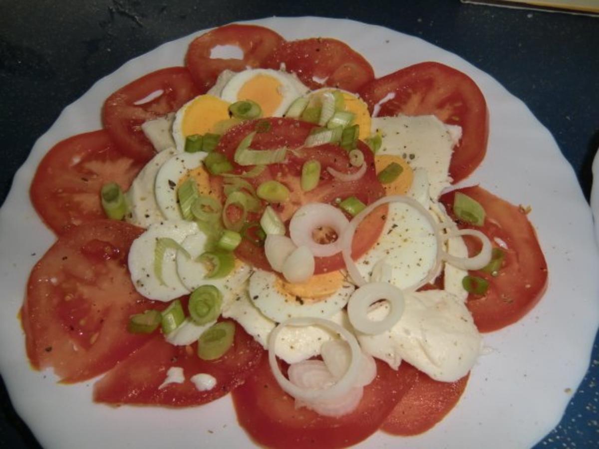 Tomate - Mozzarella mit Ei - Rezept - Bild Nr. 5