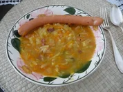 Suppen & Eintöpfe : Geraspelter Kartoffel - Möhreneintopf - Rezept