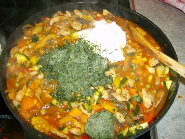 Kunterbuntes Reispfännchen mit Hähnchenbrust - Rezept - Bild Nr. 7