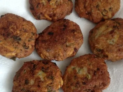 Kartoffel - Hack - Bratlinge mit Tahina - Rezept - Bild Nr. 7