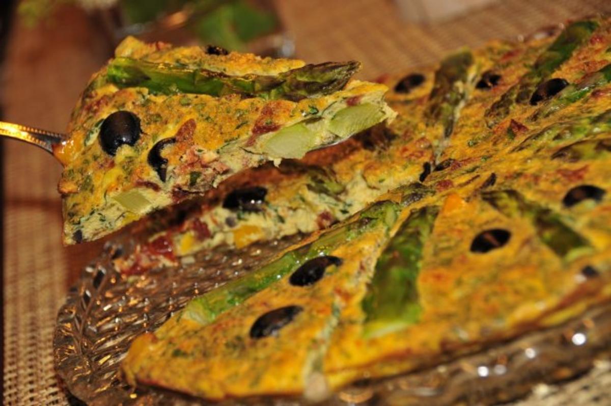 Bilder für Frittata mit Spargel - Rezept