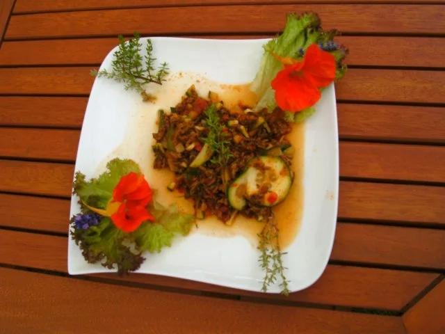 Hackfleisch--Zucchini Pfanne - Rezept - Bild Nr. 2