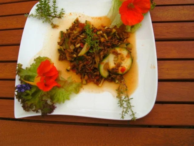 Hackfleisch--Zucchini Pfanne - Rezept - Bild Nr. 3