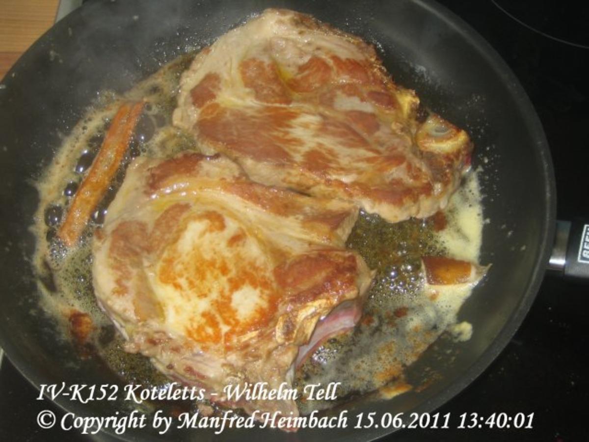Fleisch - gratinierte Koteletts nach der Art von „Wilhelm Tell“ - Rezept - Bild Nr. 5