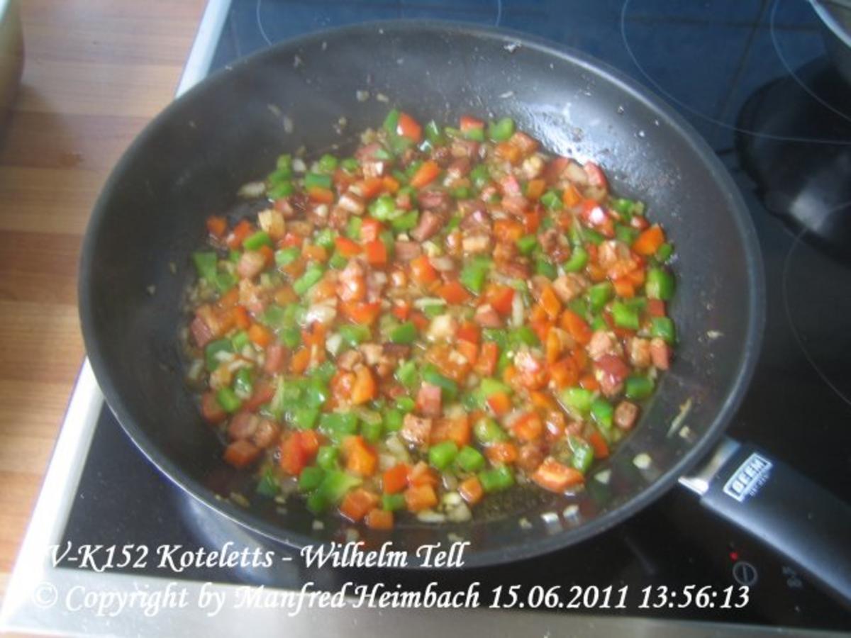 Fleisch - gratinierte Koteletts nach der Art von „Wilhelm Tell“ - Rezept - Bild Nr. 4