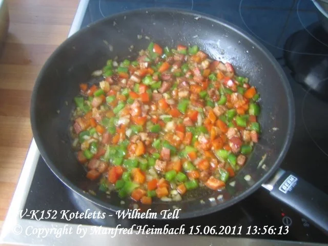 Fleisch - gratinierte Koteletts nach der Art von „Wilhelm Tell“ - Rezept - Bild Nr. 4