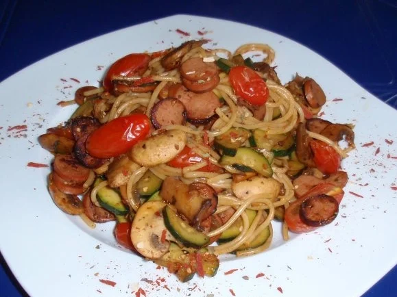 Herzhafte Gemüse-Pasta - Rezept - Bild Nr. 14