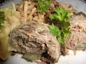 Rinderrouladen mit Pfifferlingsößchen und Spätzle - Rezept