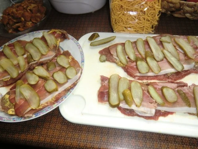 Rinderrouladen mit Pfifferlingsößchen und Spätzle - Rezept - Bild Nr. 2