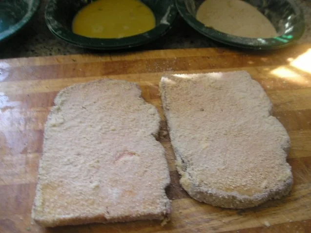 Rezept: Gebackener Leberkäse mit Kartoffelpüree und Gemüse Bild Nr. 2 Gebackener Leberkäse mit Kartoffelpüree und Gemüse - Rezept - Bild Nr. 2