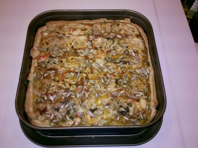 Quiche: Knusprig-pikante Gemüse-Quiche - Rezept - Bild Nr. 8