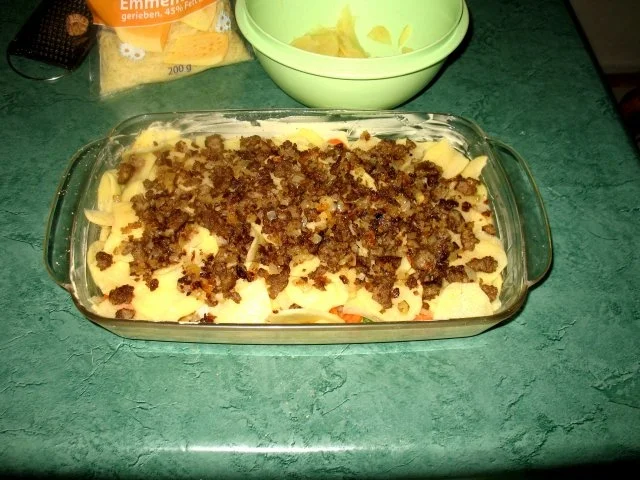 Gratin - Kartoffel-Gemüse-Hack-Gratin - Rezept - Bild Nr. 5