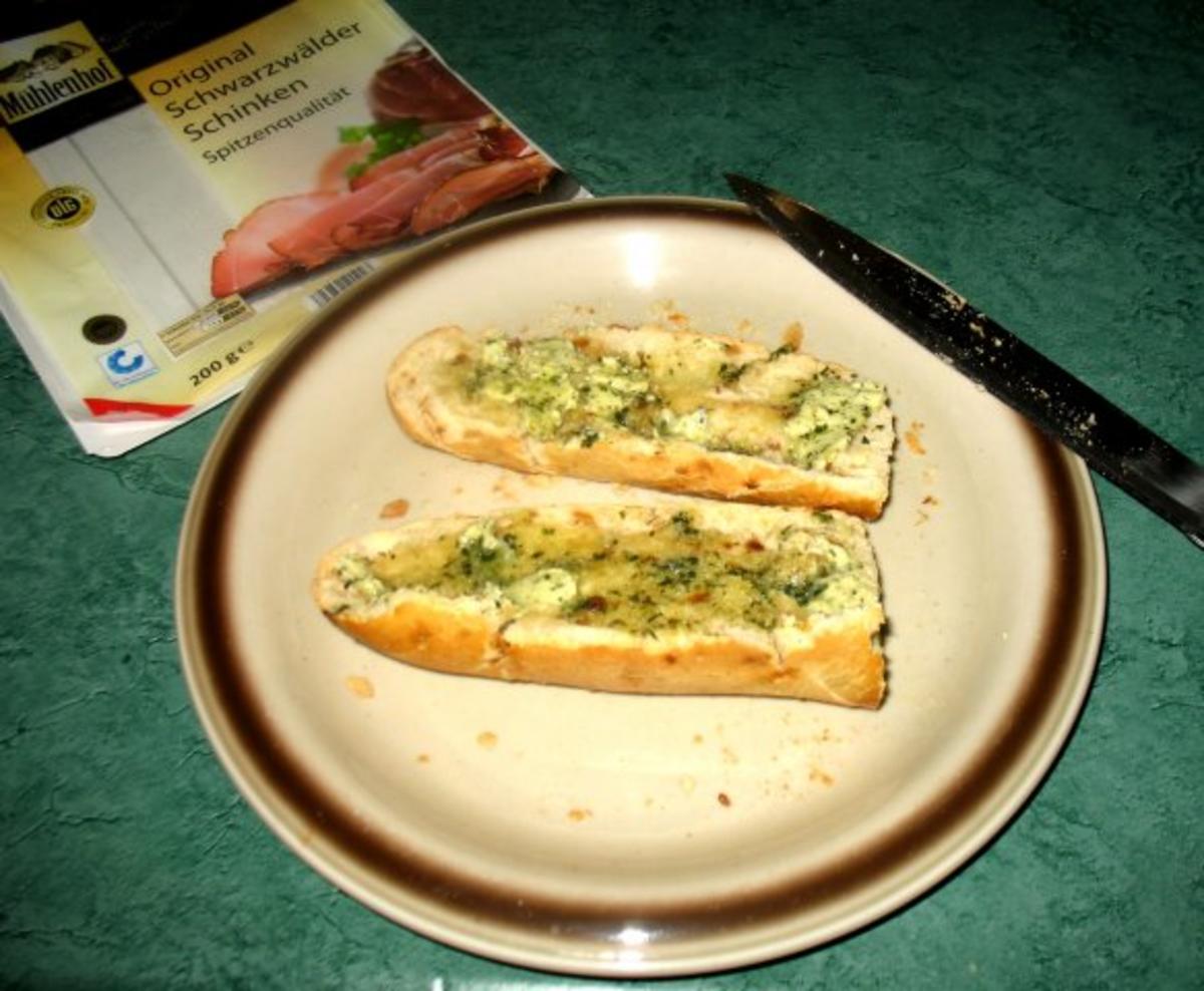 Snack/Brot - Rührei-Schinken-Baguette - Rezept - Bild Nr. 8